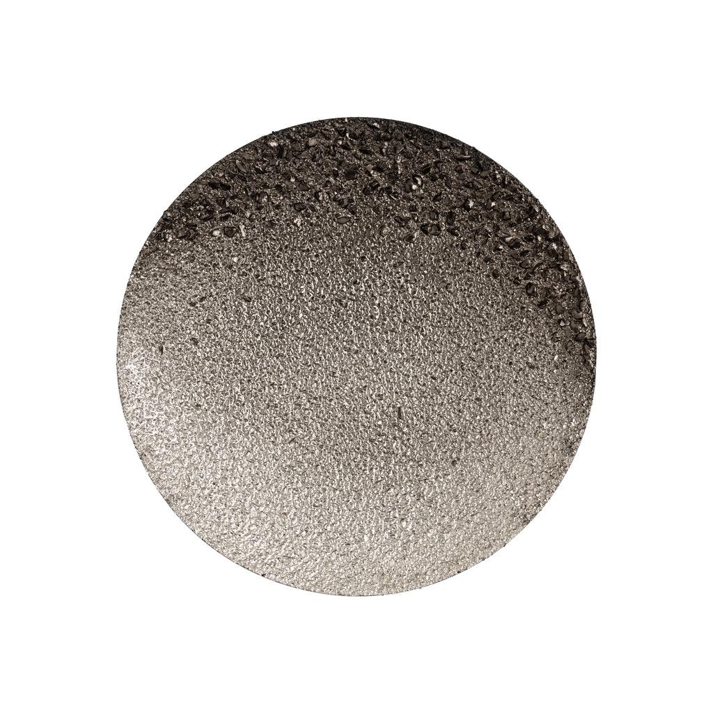 livinglovely.nl - Sian Brass shimmer iron wall panel ombre round L PTMD - Wandpaneel - PTMD - livinglovely.nl