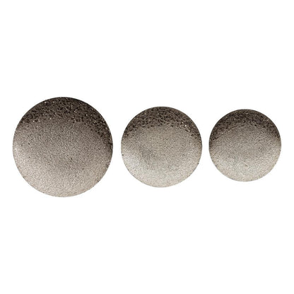 livinglovely.nl - Sian Brass shimmer iron wall panel ombre round L PTMD - Wandpaneel - PTMD - livinglovely.nl