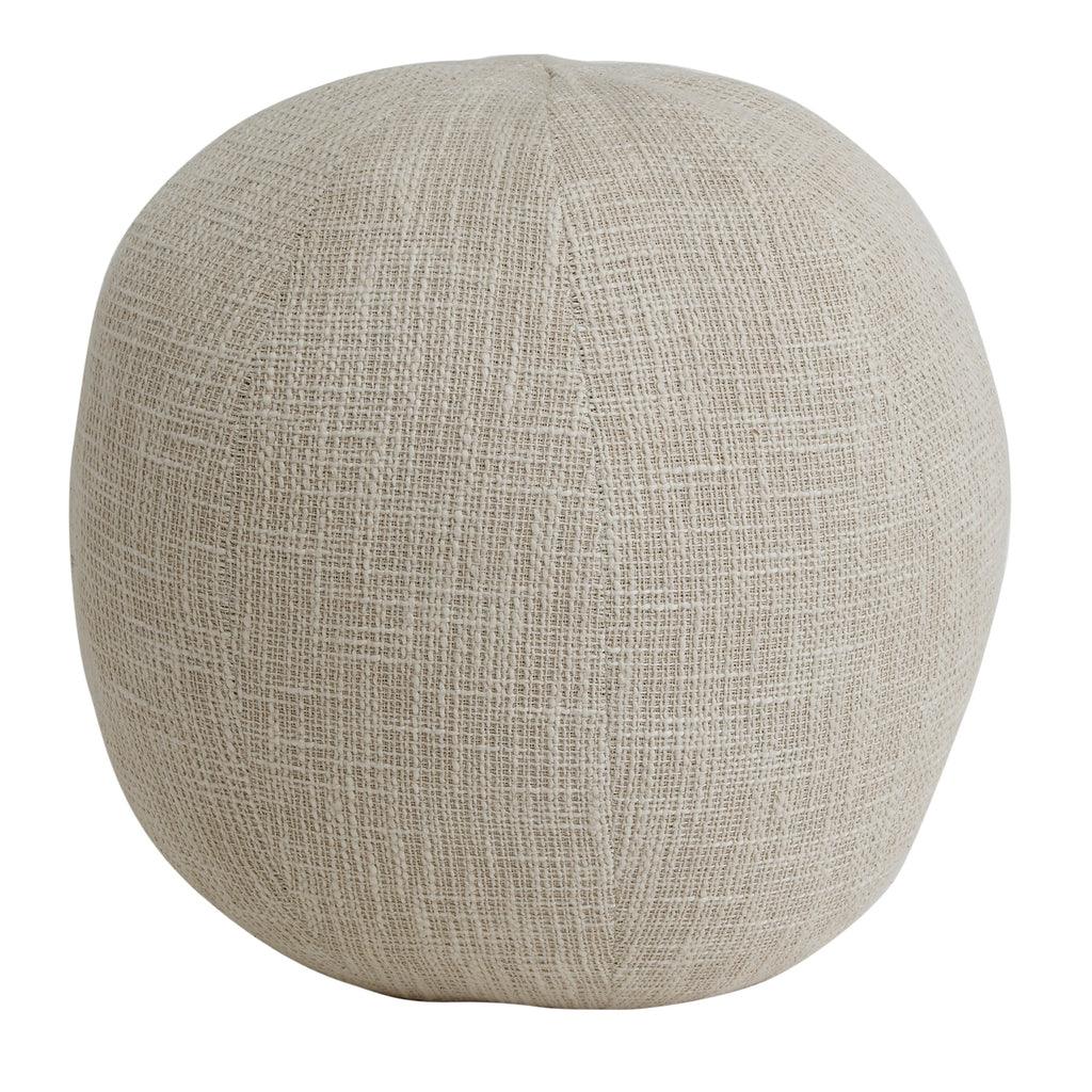 livinglovely.nl - Sierkussen Sanah - 30x30x30 cm - Katoen - Creme PTMD - Kussen - PTMD - livinglovely.nl