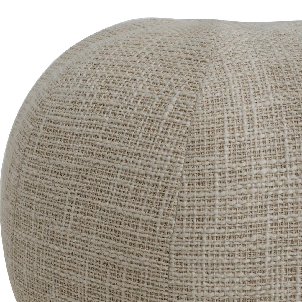 livinglovely.nl - Sierkussen Sanah L - 40x40x40 cm - Katoen - Creme PTMD - Kussen - PTMD - livinglovely.nl