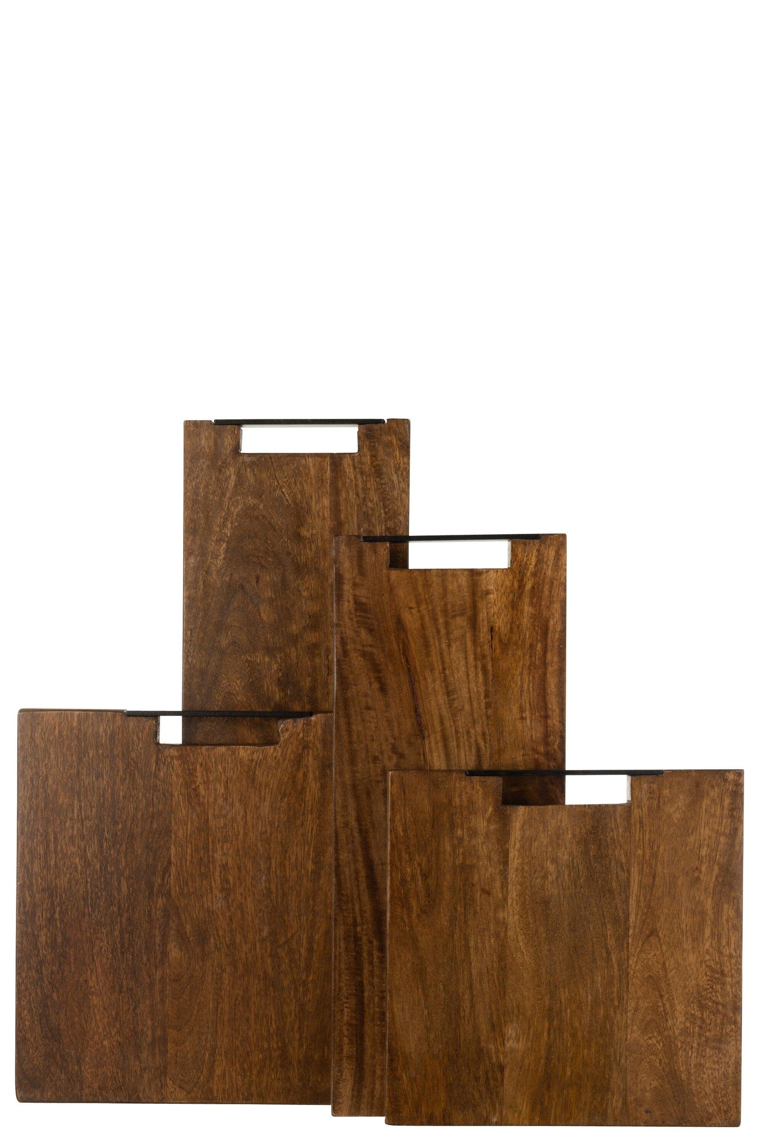 livinglovely.nl - Snijplank Lang Mango Hout Bruin Large - Snijplank - J-Line - livinglovely.nl