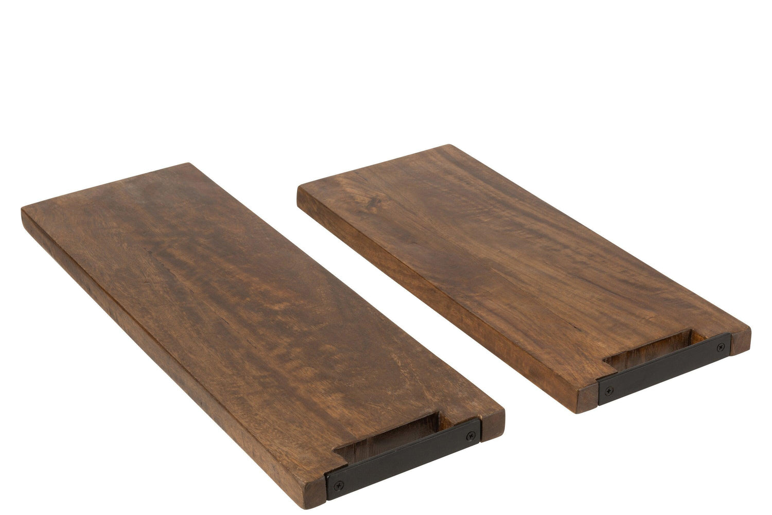 livinglovely.nl - Snijplank Lang Mango Hout Bruin Large - Snijplank - J-Line - livinglovely.nl