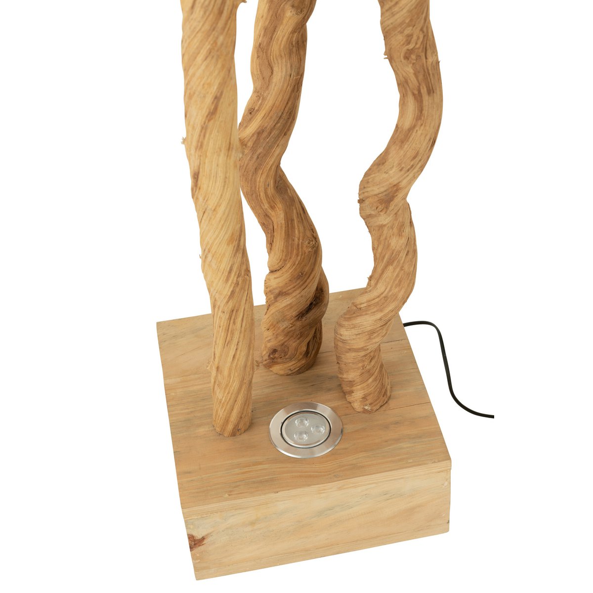 livinglovely.nl - Staandelamp Takken Hout Naturel - Vloerlamp - J-Line - livinglovely.nl