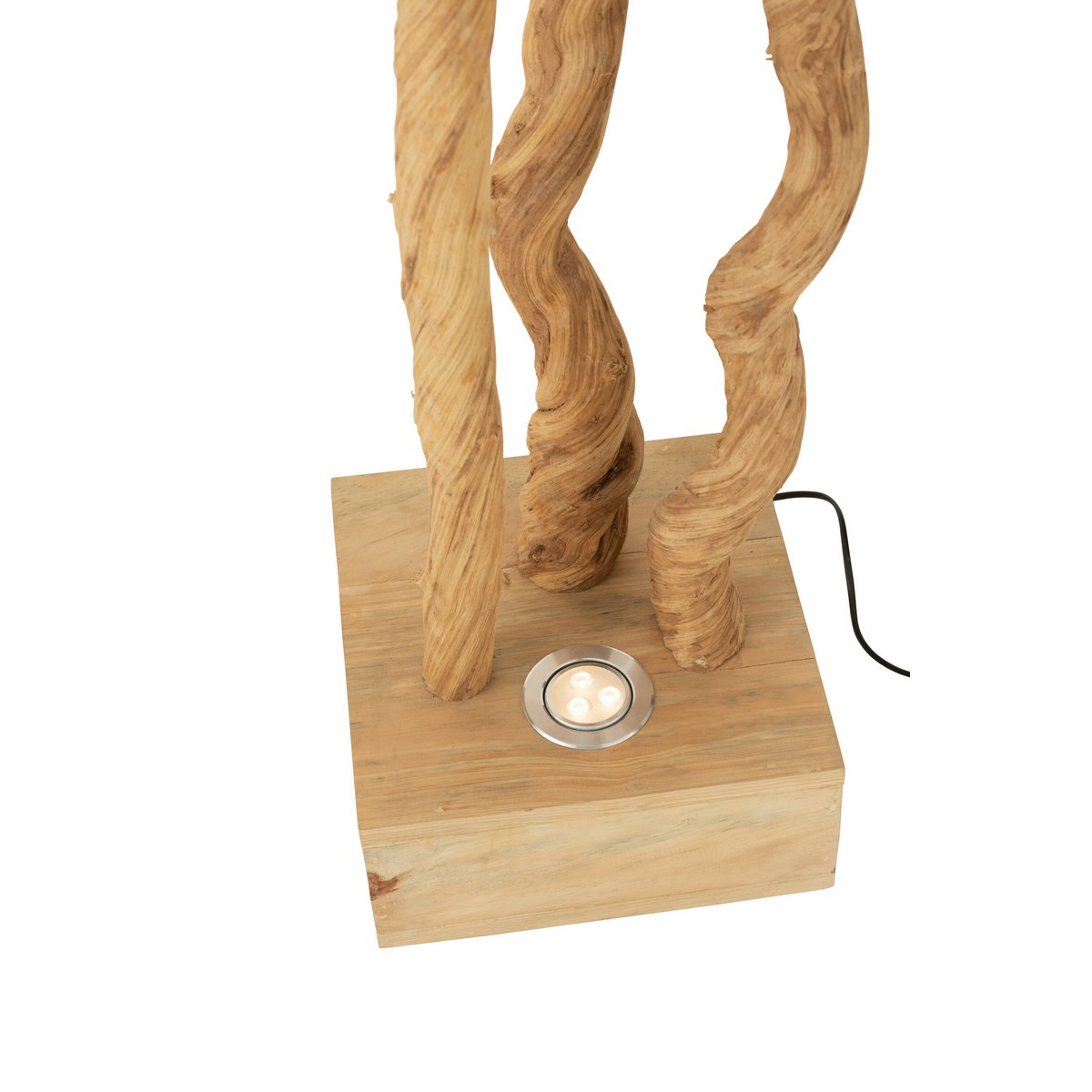 livinglovely.nl - Staandelamp Takken Hout Naturel - Vloerlamp - J-Line - livinglovely.nl