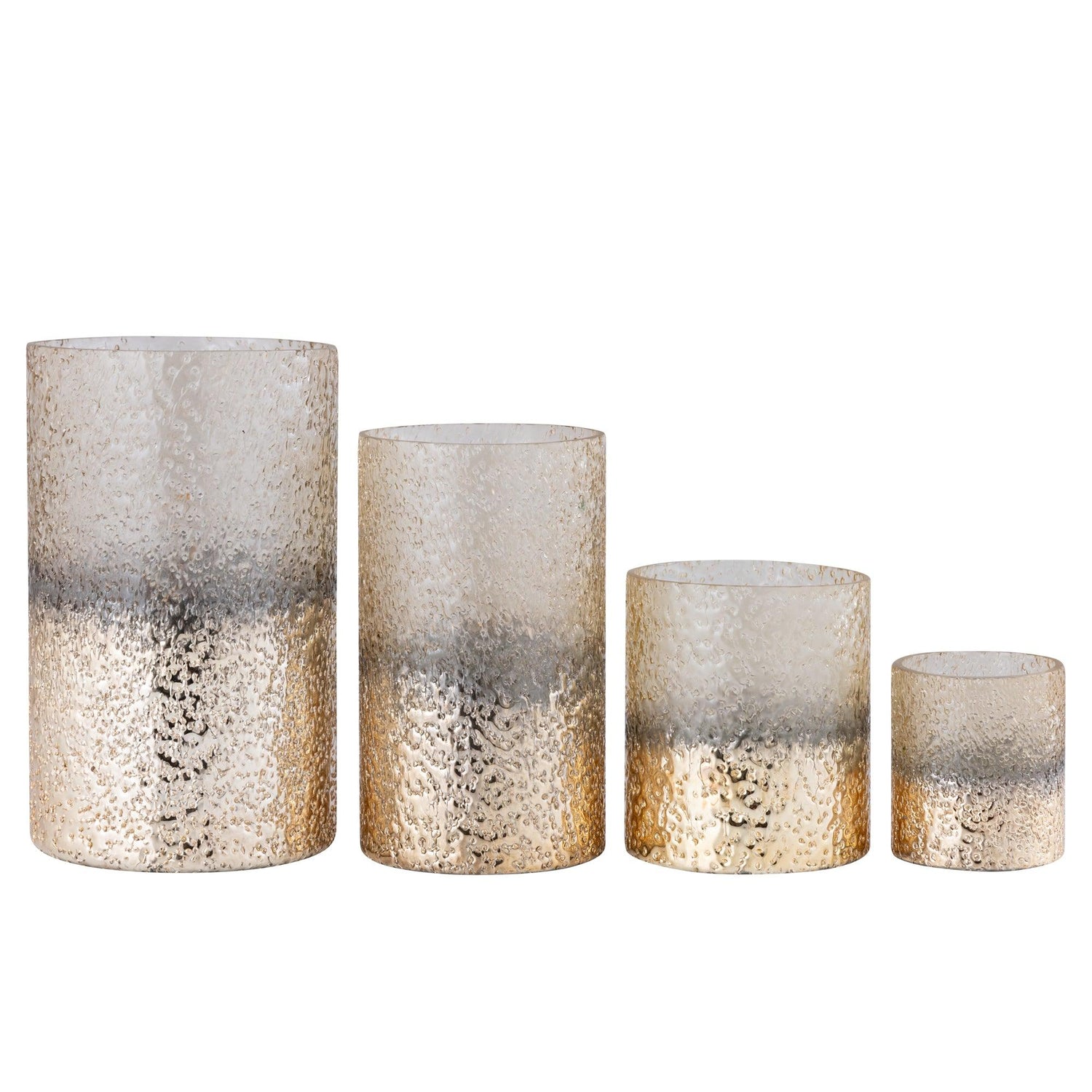 livinglovely.nl - Suzal Gold glass stormlight half beads M PTMD - Kaarshouder - PTMD - livinglovely.nl