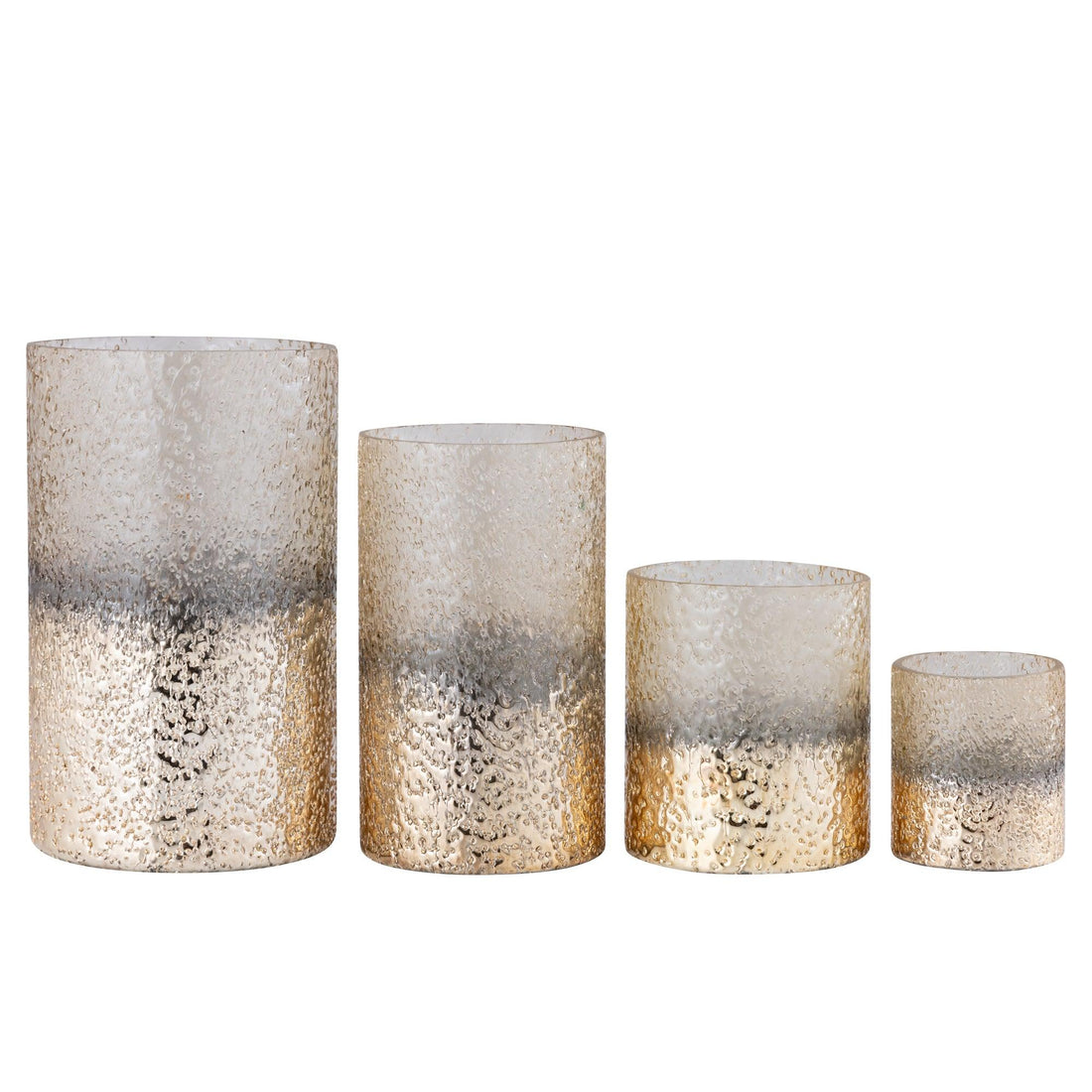 livinglovely.nl - Suzal Gold glass stormlight half beads S PTMD - Kaarshouder - PTMD - livinglovely.nl