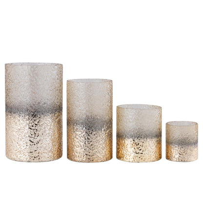 livinglovely.nl - Suzal Gold glass stormlight half beads S PTMD - Kaarshouder - PTMD - livinglovely.nl