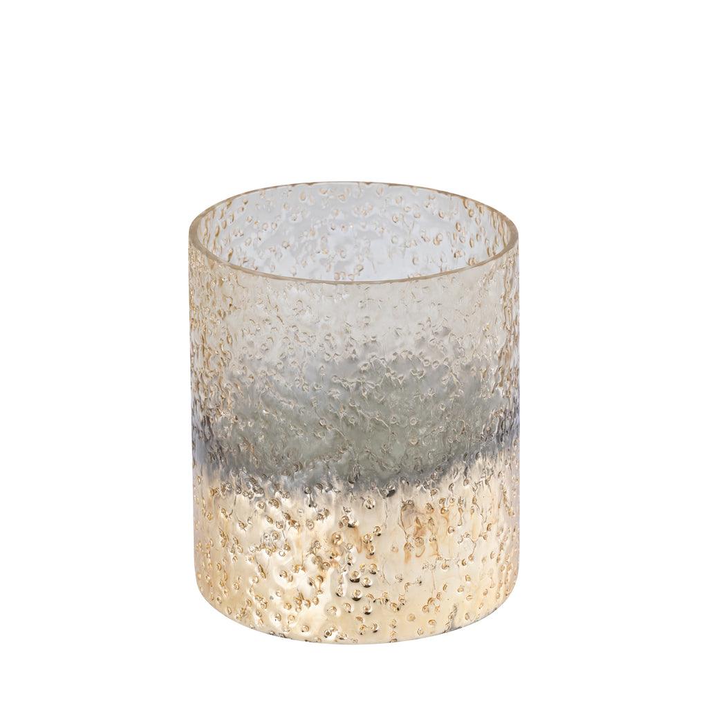 livinglovely.nl - Suzal Gold glass stormlight half beads S PTMD - Kaarshouder - PTMD - livinglovely.nl