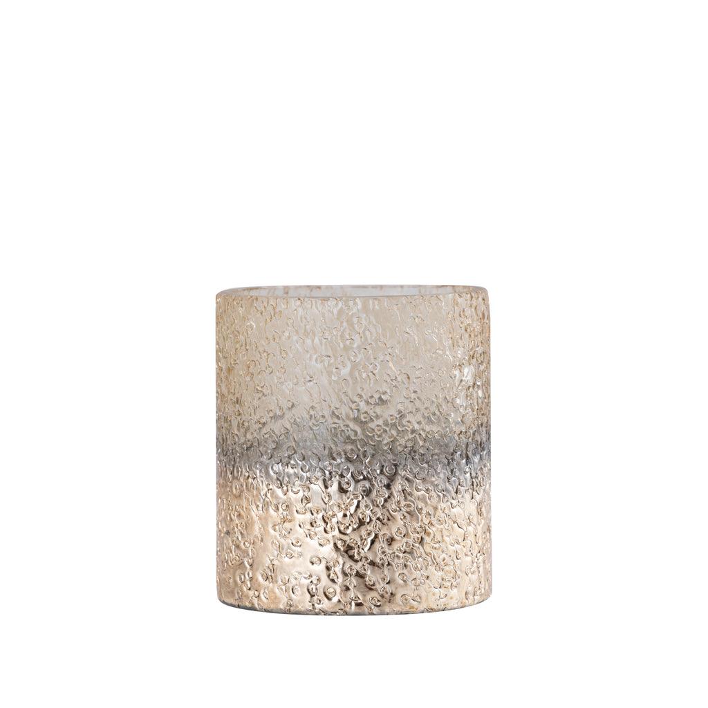 livinglovely.nl - Suzal Gold glass tealight half beads PTMD - Kaarshouder - PTMD - livinglovely.nl