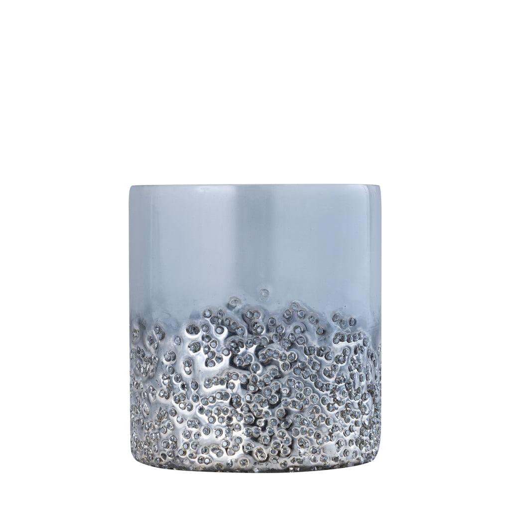 livinglovely.nl - Suzal Grey glass stormlight half beads S PTMD - Kaarshouder - PTMD - livinglovely.nl