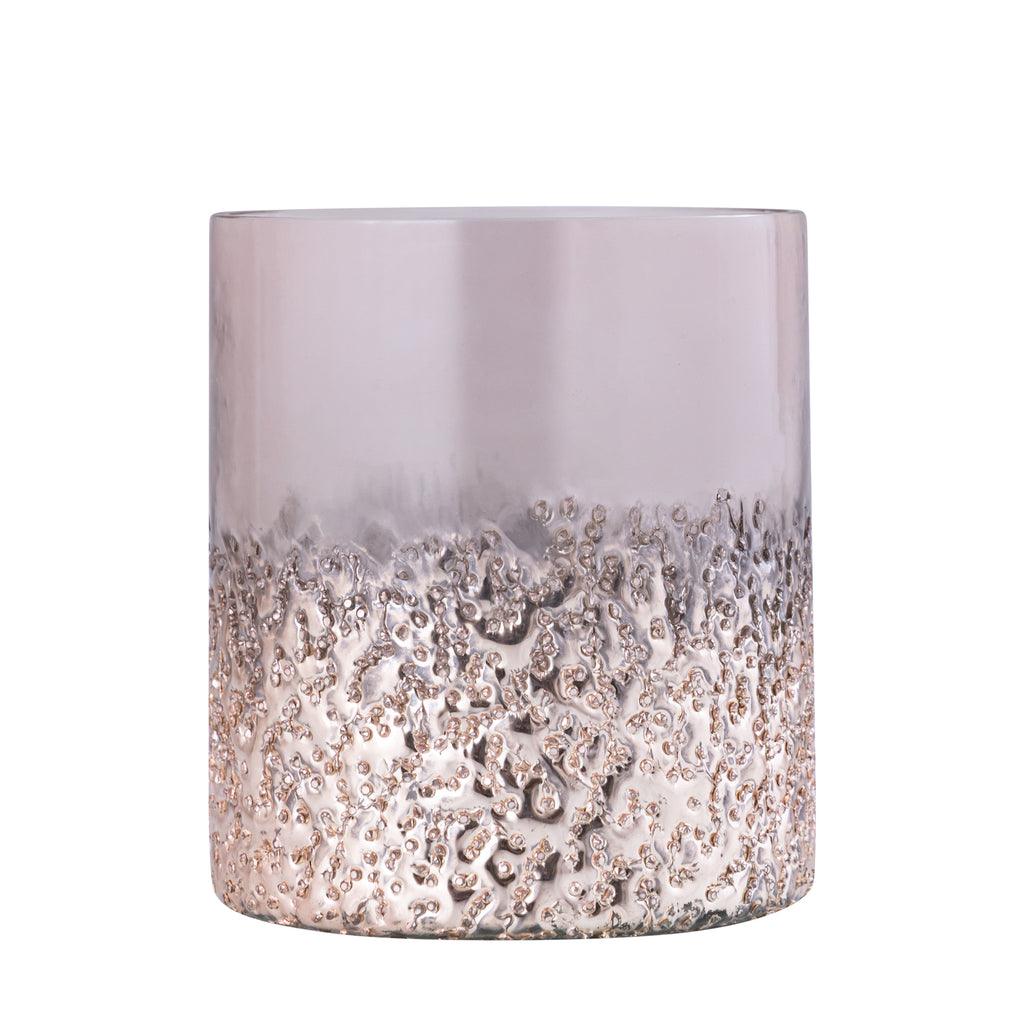 livinglovely.nl - Suzal Pink glass stormlight half beads S PTMD - Kaarshouder - PTMD - livinglovely.nl