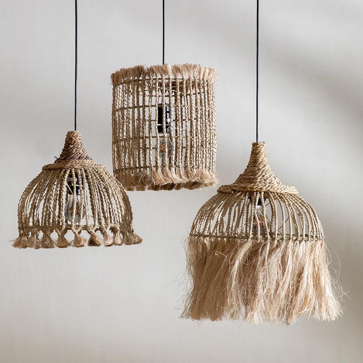 livinglovely.nl - The Abaca Bird Cage Hanglamp - Hanglamp - Bazar Bizar - livinglovely.nl