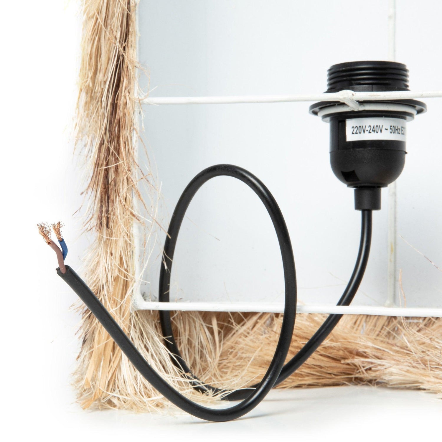 livinglovely.nl - The Abaca Wandlamp - Natural - S - Wandlamp - Bazar Bizar - livinglovely.nl