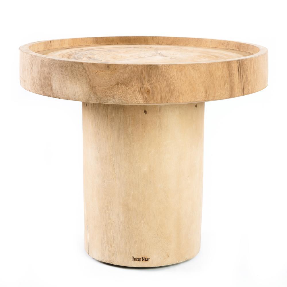 livinglovely.nl - The Chimborazo Side Table Naturel - Bijzettafel - Bazar Bizar - livinglovely.nl