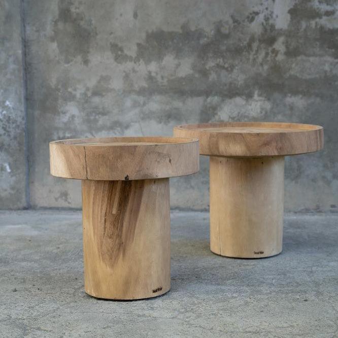 livinglovely.nl - The Chimborazo Side Table Naturel - Bijzettafel - Bazar Bizar - livinglovely.nl