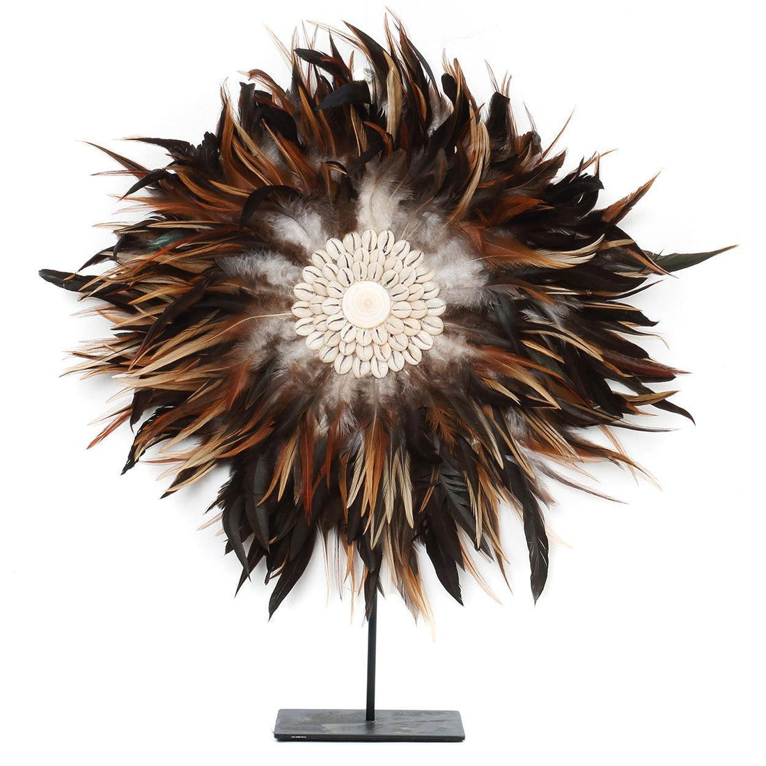 livinglovely.nl - The Coastal Juju on Stand - Black Brown - S - Ornament - Bazar Bizar - livinglovely.nl