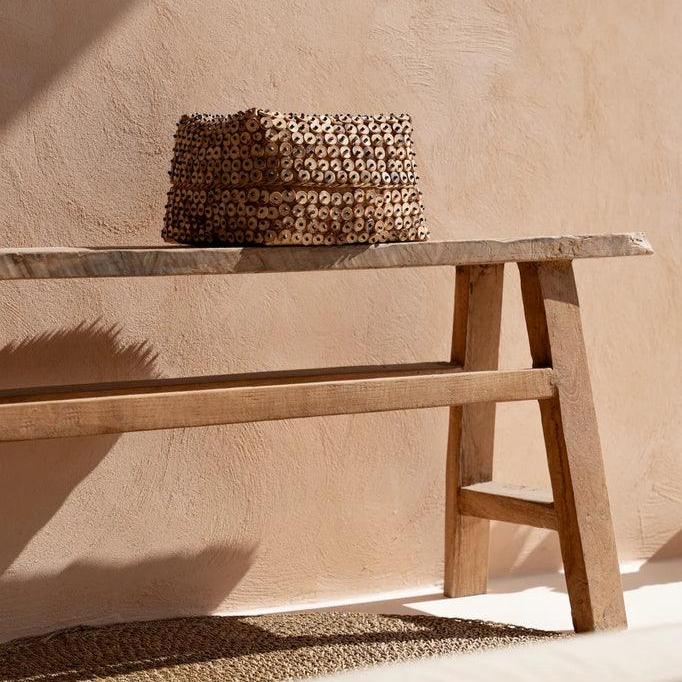 livinglovely.nl - The Coconut Shell Basket - Natural - Set of 2 - Mand - Bazar Bizar - livinglovely.nl