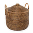 livinglovely.nl - The Colonial Handles Basket - Natural Brown - Mand - Bazar Bizar - livinglovely.nl