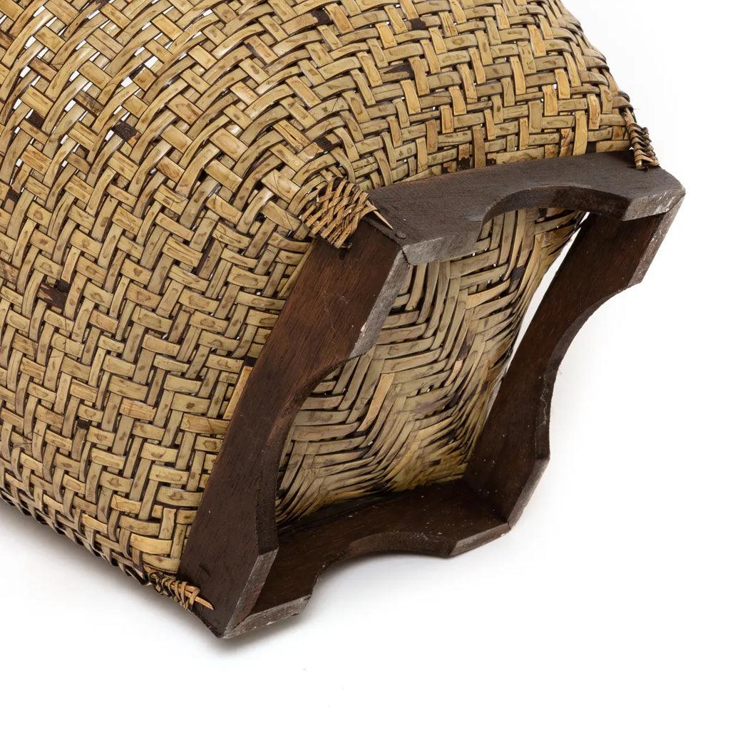 livinglovely.nl - The Colonial Storage Basket - Natural Brown - M - Mand - Bazar Bizar - livinglovely.nl