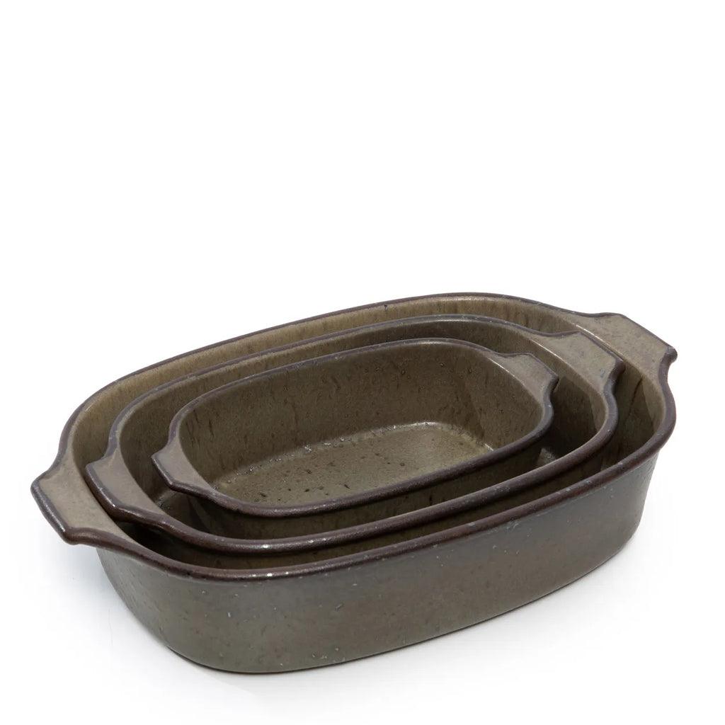 livinglovely.nl - The Comporta Oven Tray - Green - L - Schaal - Bazar Bizar - livinglovely.nl