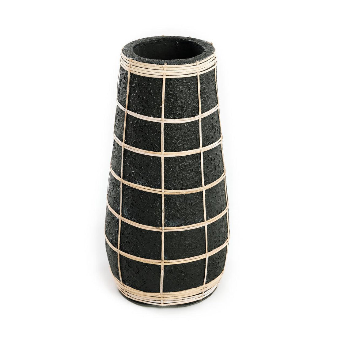 livinglovely.nl - The Cutie Vase Black Naturel Large - Vaas - Bazar Bizar - livinglovely.nl