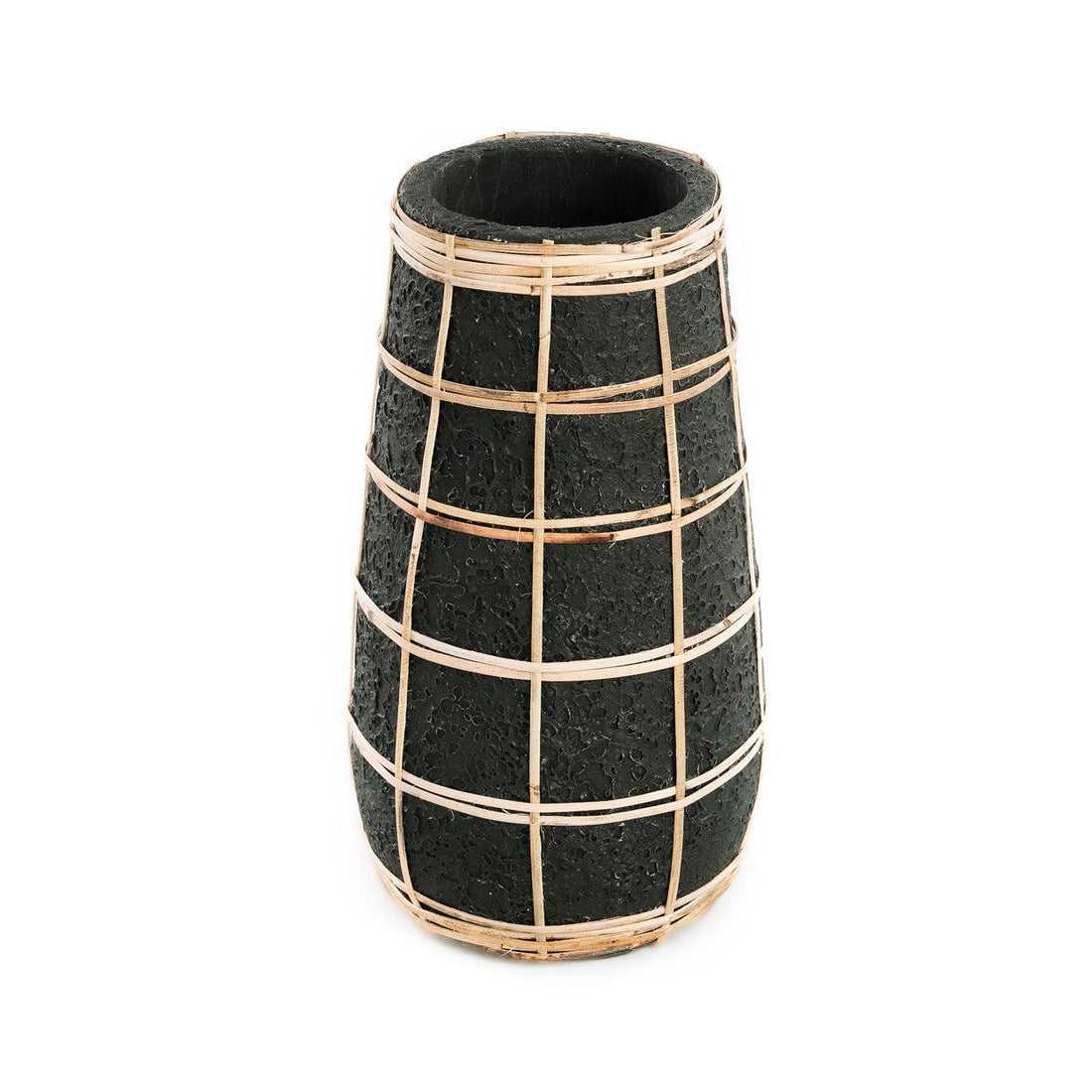 livinglovely.nl - The Cutie Vase Black Naturel Medium - Vaas - Bazar Bizar - livinglovely.nl