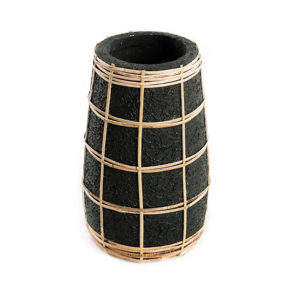 livinglovely.nl - The Cutie Vase Black Naturel Small - Vaas - Bazar Bizar - livinglovely.nl