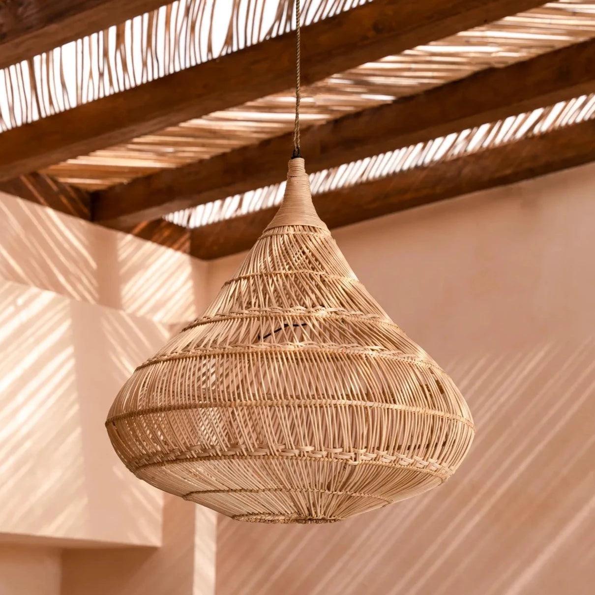 livinglovely.nl - The Drop Pendant - Natural - XL - Hanglamp - Bazar Bizar - livinglovely.nl