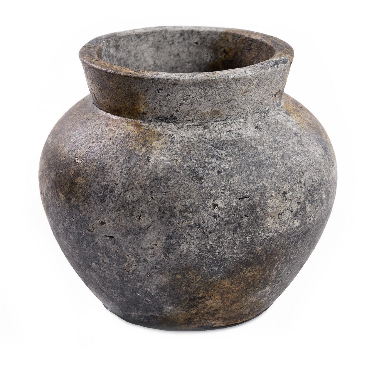 livinglovely.nl - The Funky Vase Antique Grey Medium - Vaas - Bazar Bizar - livinglovely.nl