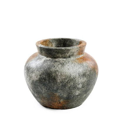 livinglovely.nl - The Funky Vase Antique Grey Small - Vaas - Bazar Bizar - livinglovely.nl