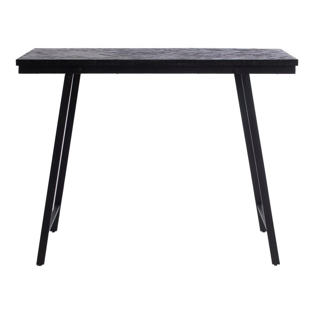 livinglovely.nl - The Herringbone High Table - Black - 140cm - Sidetable - Bazar Bizar - livinglovely.nl