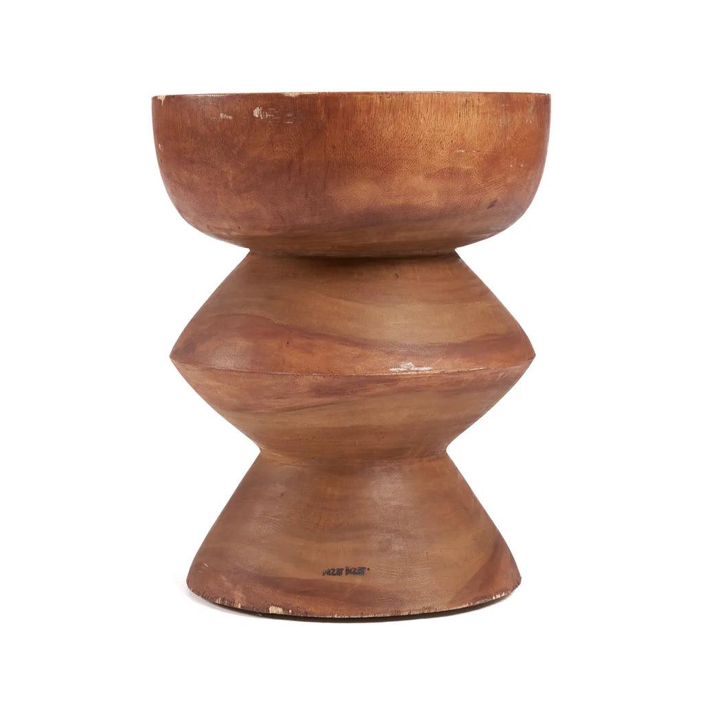 livinglovely.nl - The Indra Stool - Natural - Kruk - Bazar Bizar - livinglovely.nl