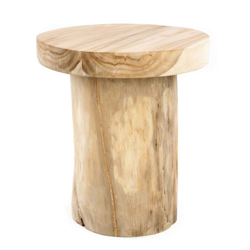 livinglovely.nl - The Inti Side Table Naturel - Bijzettafel - Bazar Bizar - livinglovely.nl