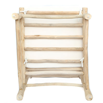 livinglovely.nl - The Island One Seater - Natural White - Outdoor stoel - Bazar Bizar - livinglovely.nl