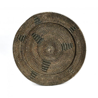 livinglovely.nl - The Jasmine Plate - Brown - M - Wanddecoratie - Bazar Bizar - livinglovely.nl