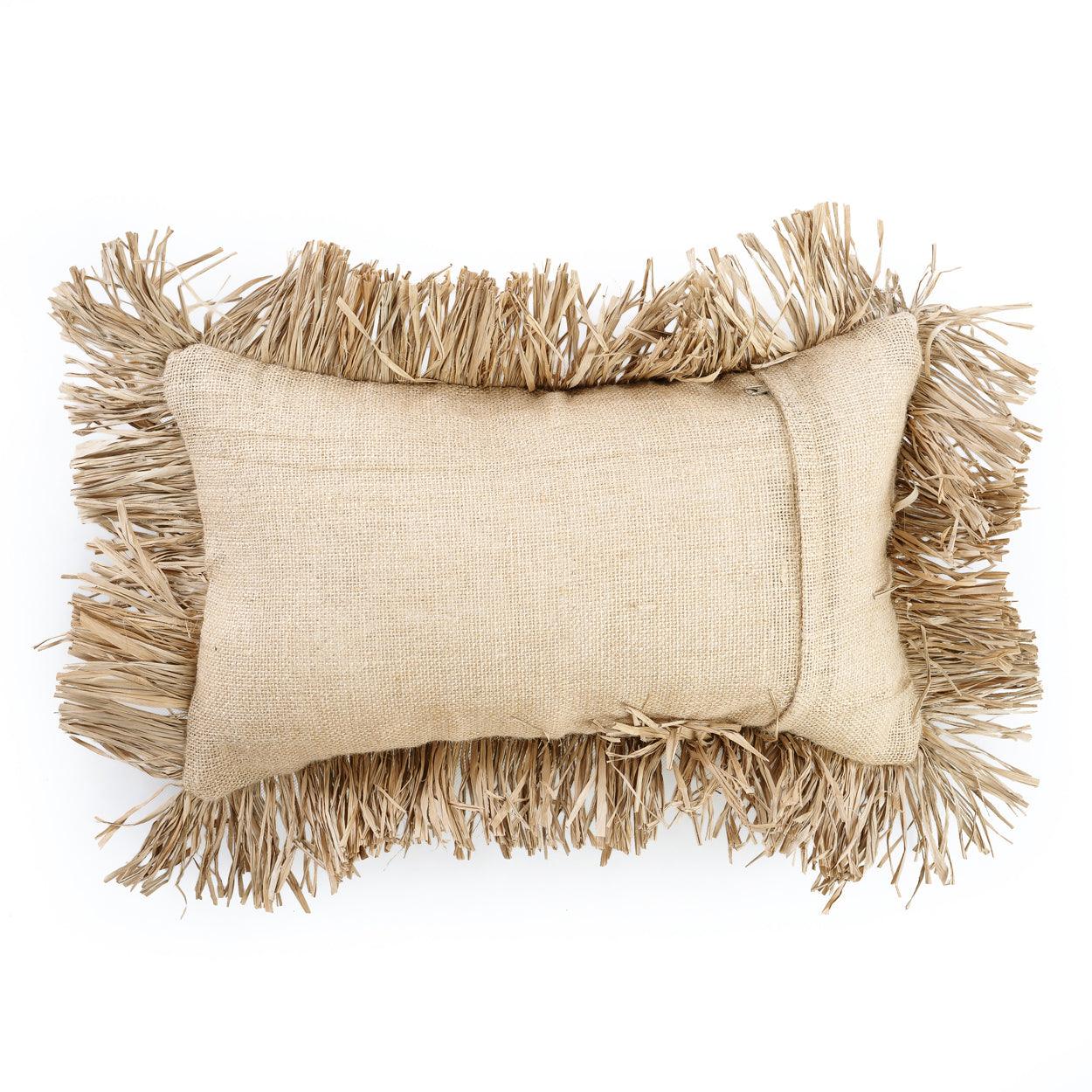 livinglovely.nl - The Jute Bonita Cushion Cover Naturel 30x50 cm - Kussen - Bazar Bizar - livinglovely.nl