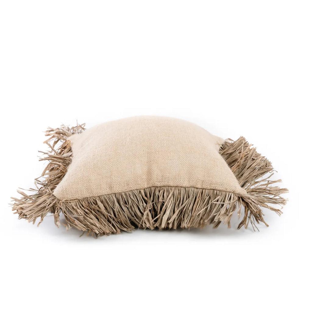 livinglovely.nl - The Jute Bonita Cushion Cover Naturel 40x40 cm - Kussen - Bazar Bizar - livinglovely.nl