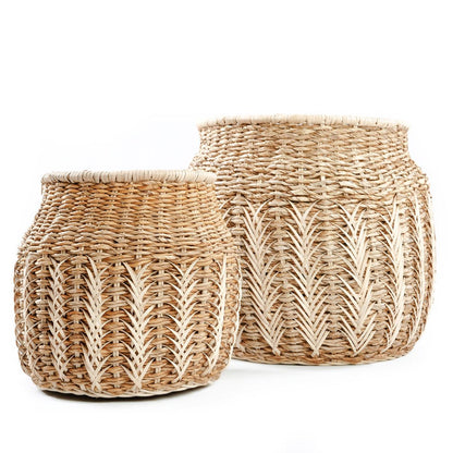 livinglovely.nl - The Luziru Basket Natural Large - Mand - Bazar Bizar - livinglovely.nl