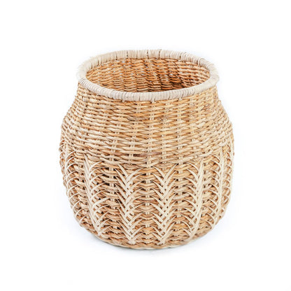 livinglovely.nl - The Luziru Basket Natural Large - Mand - Bazar Bizar - livinglovely.nl