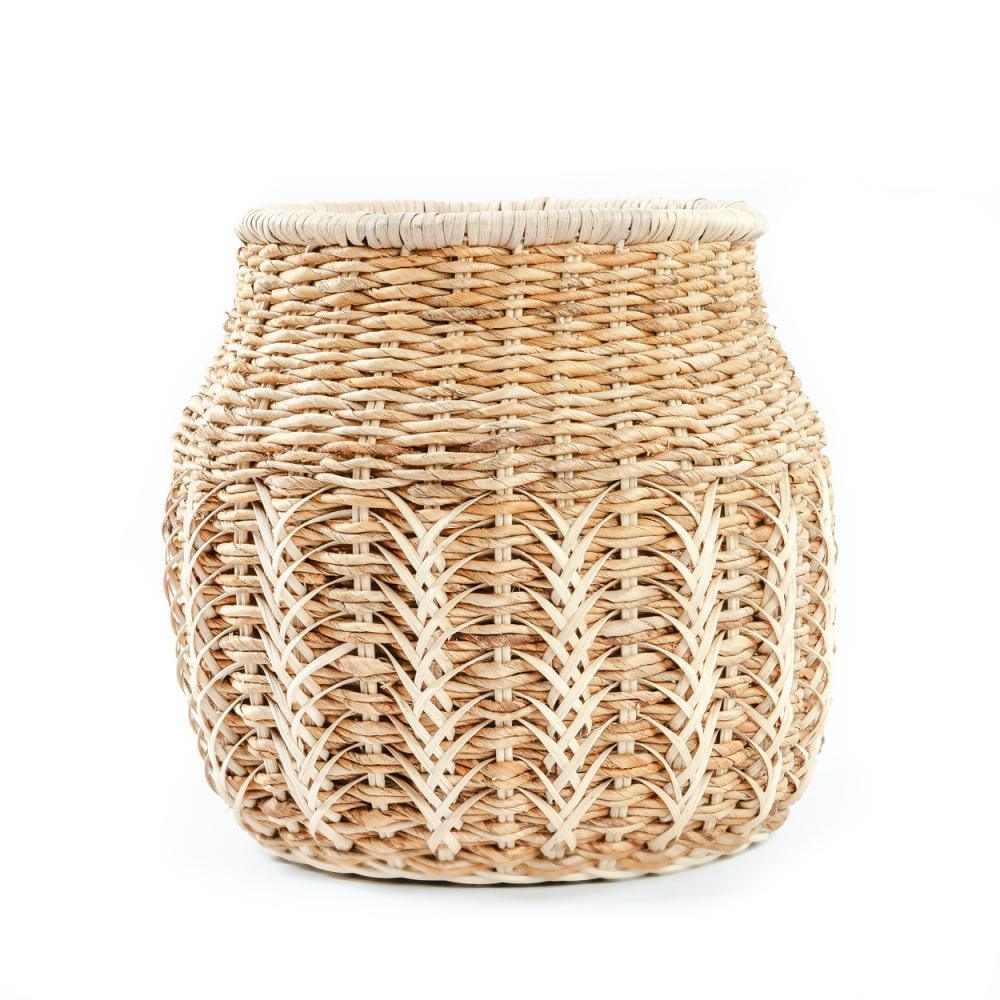 livinglovely.nl - The Luziru Basket Natural Large - Mand - Bazar Bizar - livinglovely.nl