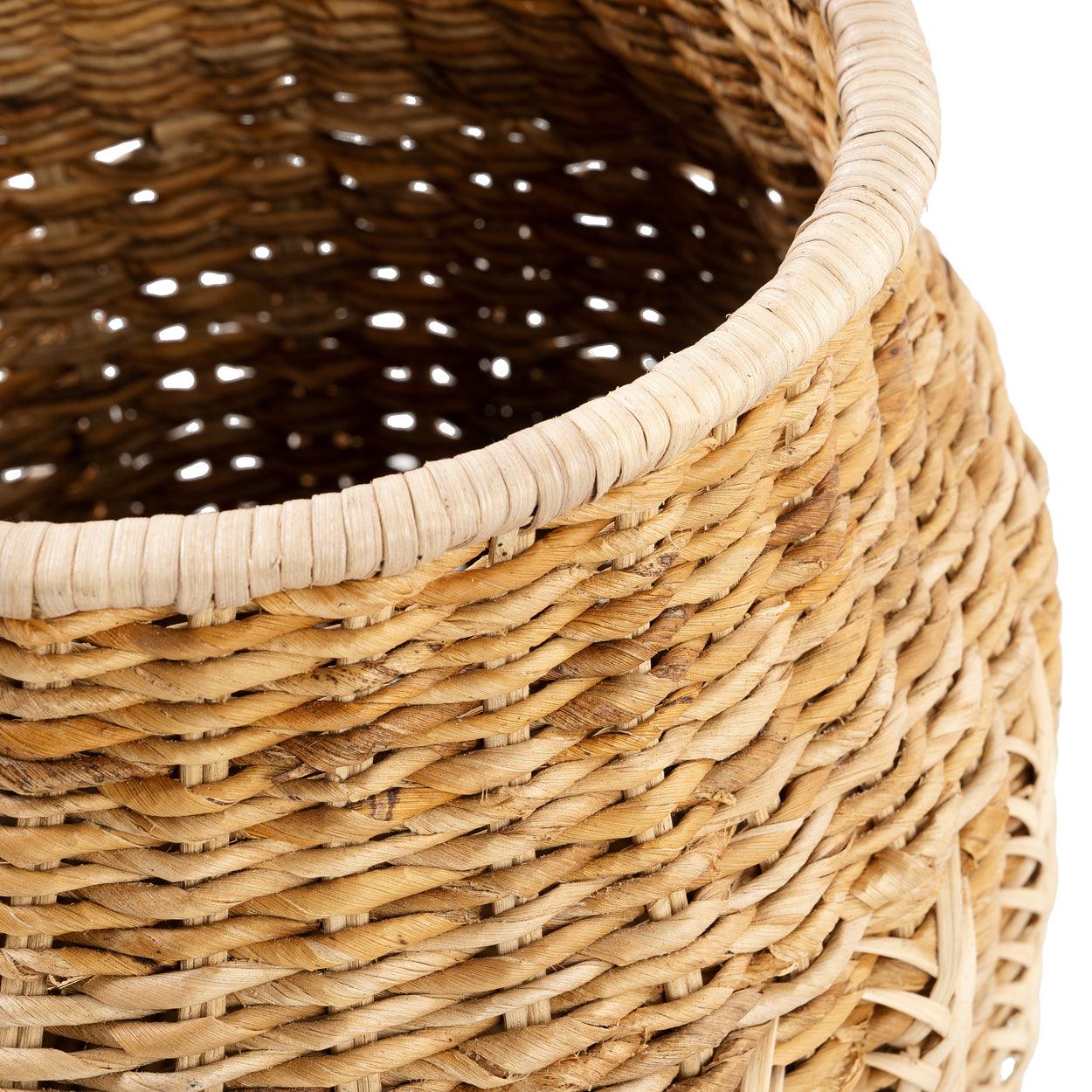 livinglovely.nl - The Luziru Basket Natural Large - Mand - Bazar Bizar - livinglovely.nl