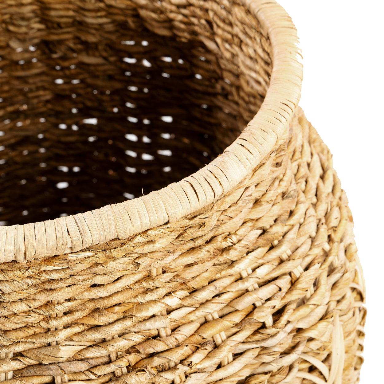 livinglovely.nl - The Luziru Basket Natural Medium - Mand - Bazar Bizar - livinglovely.nl