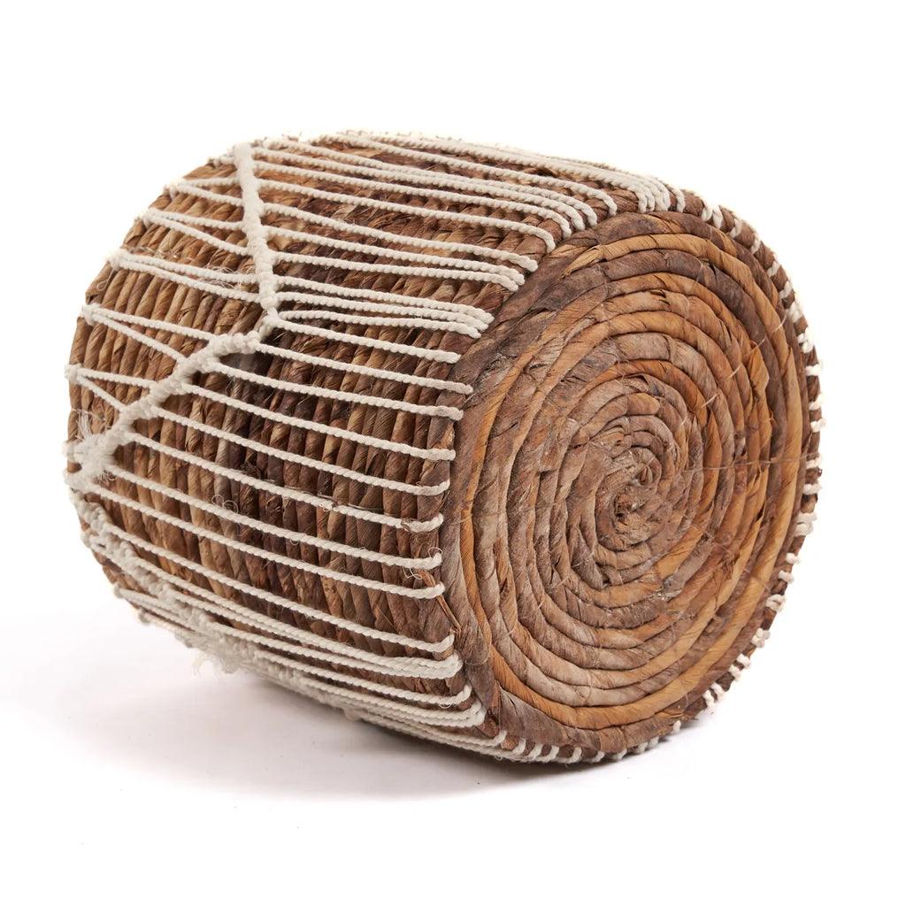 livinglovely.nl - The Macra-mazing Basket - Natural White - L - Mand - Bazar Bizar - livinglovely.nl