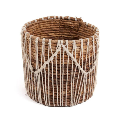 livinglovely.nl - The Macra-mazing Basket - Natural White - L - Mand - Bazar Bizar - livinglovely.nl