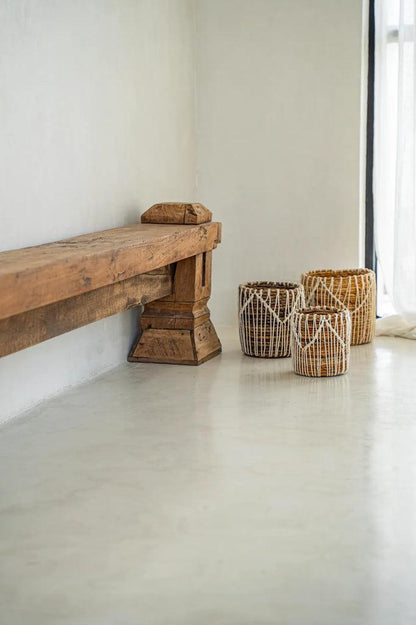 livinglovely.nl - The Macra-mazing Basket - Natural White - L - Mand - Bazar Bizar - livinglovely.nl