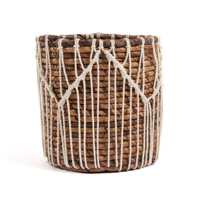 livinglovely.nl - The Macra-mazing Basket - Natural White - M - Mand - Bazar Bizar - livinglovely.nl