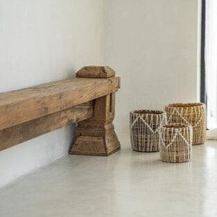 livinglovely.nl - The Macra-mazing Basket - Natural White - S - Mand - Bazar Bizar - livinglovely.nl