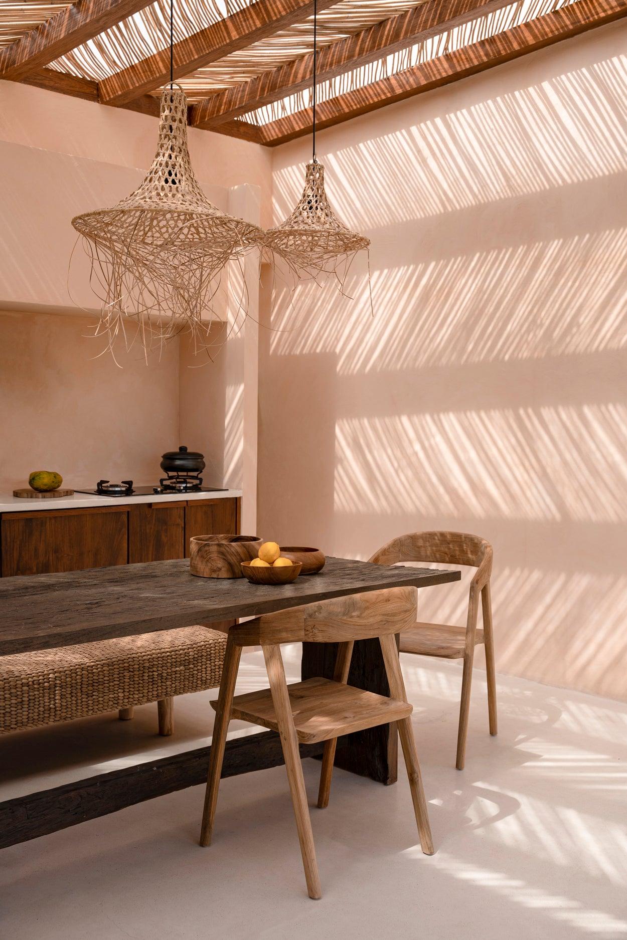 livinglovely.nl - The Mykonos Hanglamp Natural Large - Hanglamp - Bazar Bizar - livinglovely.nl