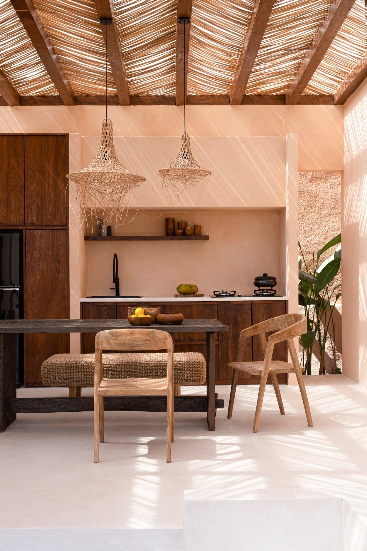 livinglovely.nl - The Mykonos Hanglamp Natural Large - Hanglamp - Bazar Bizar - livinglovely.nl