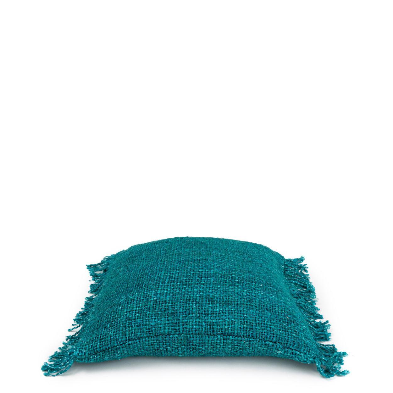 livinglovely.nl - The Oh My Gee Cushion Cover - Aqua - 40x40 - Kussenhoes - Bazar Bizar - livinglovely.nl